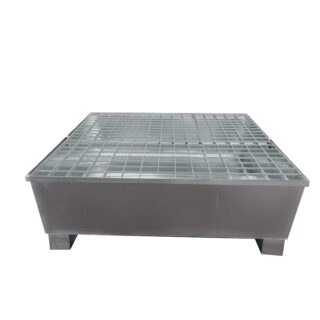 Bac acier conique 4 fûts