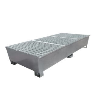 Bac acier conique 8 fûts