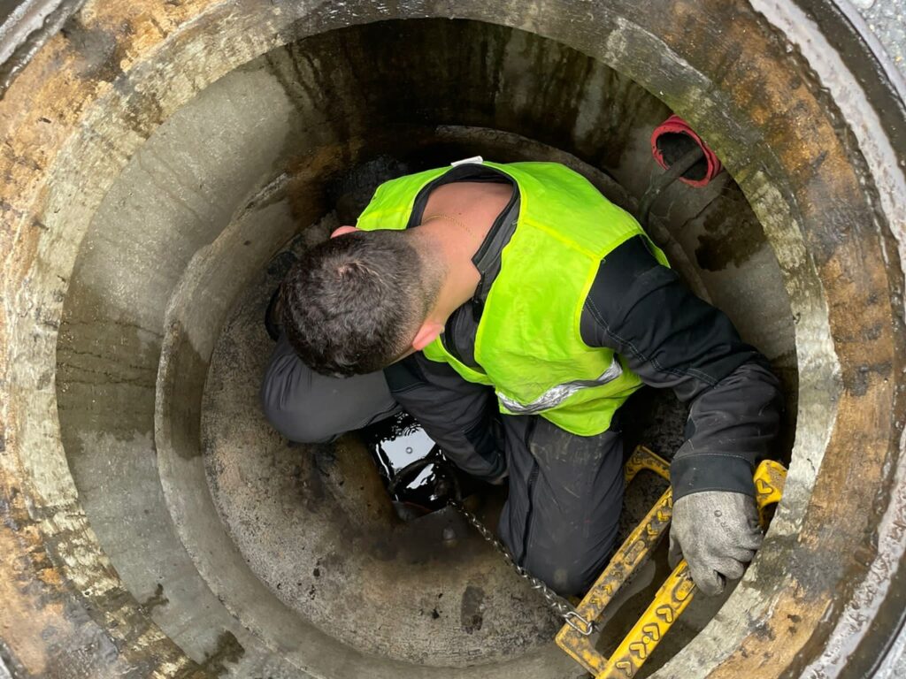 Intervention obturateurs dans la canalisation