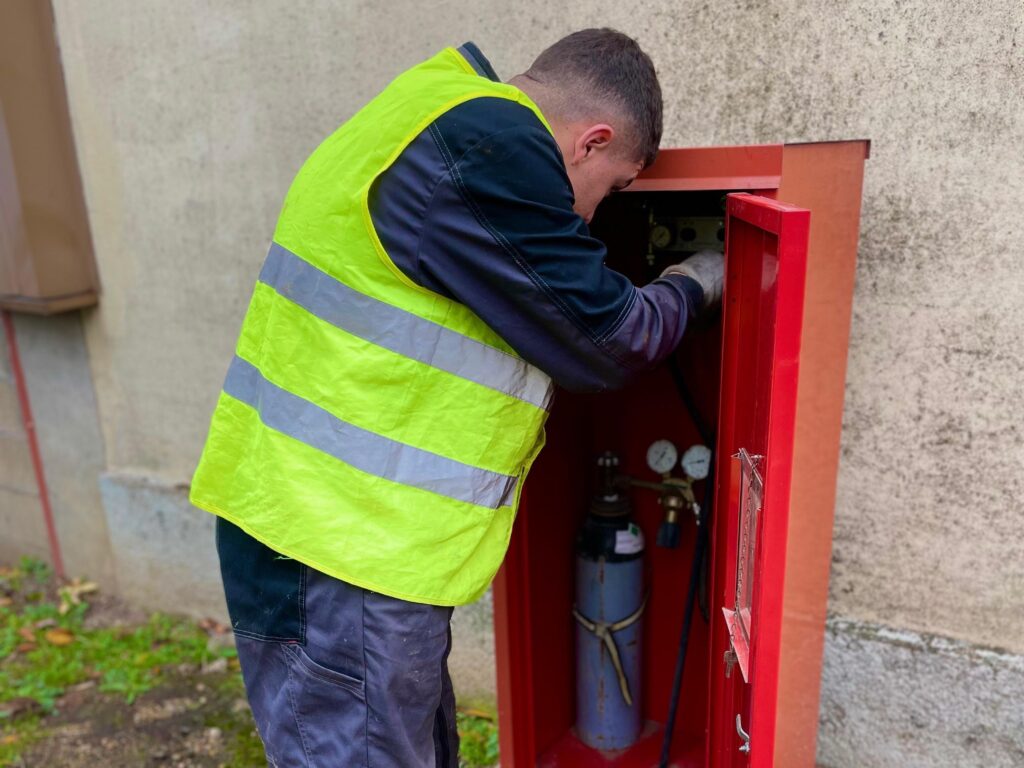 Intervention coffret pour obturateur de canalisation - MT RÉU
