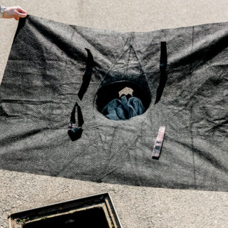 Photo filtre pour avaloir installé - MT RÉU