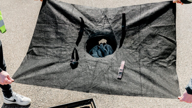 Photo filtre pour avaloir installé - MT RÉU