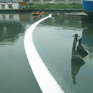 Rouleau absorbant hydrophobe de 15m pour la récupération de carburant sur l'eau